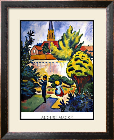 Children In The Garden by Auguste Macke Pricing Limited Edition Print image