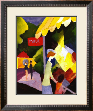 The Milliner's Shop Window by Auguste Macke Pricing Limited Edition Print image