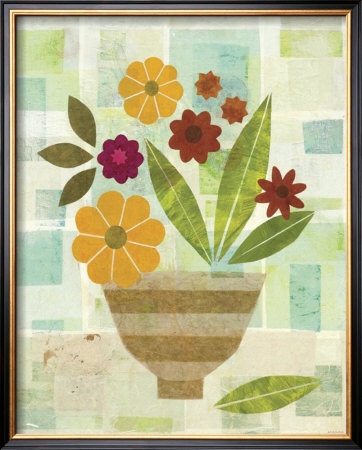 Yellow Flower Vase by Gale Kaseguma Pricing Limited Edition Print image