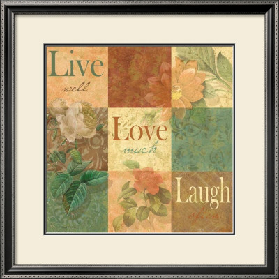 Shabby Chic Nine Patch: Live Laugh Love by Grace Pullen Pricing Limited Edition Print image