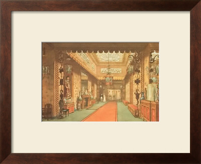 Brighton Pavilion Long Gallery by John Nash Pricing Limited Edition Print image