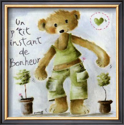 Un P'tit Instant De Bonheur by Joelle Wolff Pricing Limited Edition Print image
