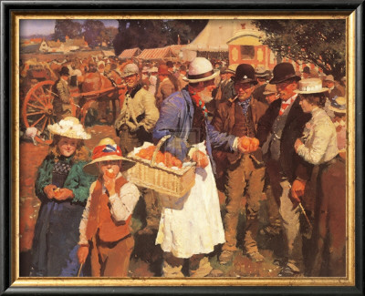 A Gala Day by Sir Alfred Munnings Pricing Limited Edition Print image
