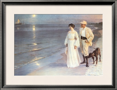 Artist And His Wife by Peder Severin Kroyer Pricing Limited Edition Print image