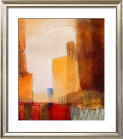 Gold Cityscape by Ursula J. Brenner Pricing Limited Edition Print image