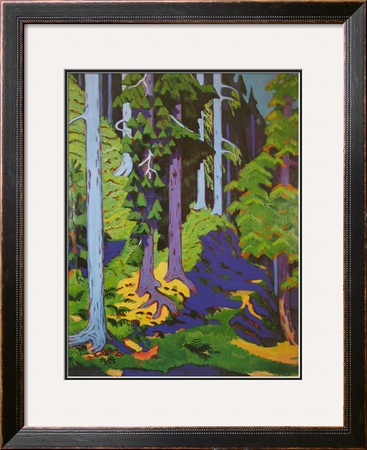 Inside The Forest, 1937 by Ernst Ludwig Kirchner Pricing Limited Edition Print image