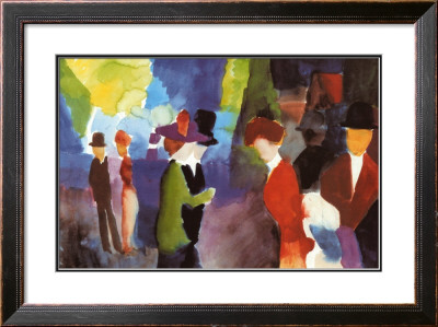 Leute Die Sich Begegnen by Auguste Macke Pricing Limited Edition Print image