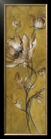 Translucent Poppies On Gold by Lanie Loreth Pricing Limited Edition Print image