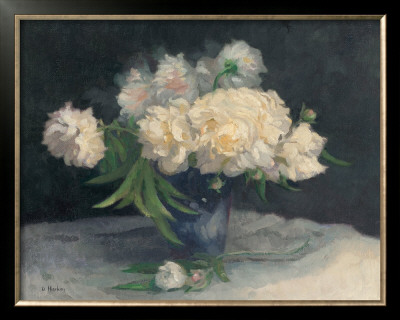 Bouquet Of White Peonies by Donna Harkins Pricing Limited Edition Print image