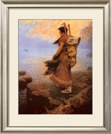 Return Of The War Canoes by William R. Leigh Pricing Limited Edition Print image