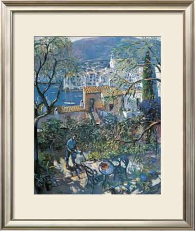 Cadaques, View From The Garden by Ramon Moscardo Pricing Limited Edition Print image