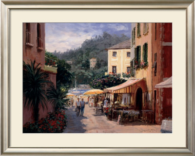 Al Fresco In Portofino by George W. Bates Pricing Limited Edition Print image