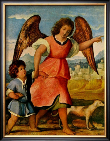 Tobias And The Angel by Palma Il Vecchio Pricing Limited Edition Print image