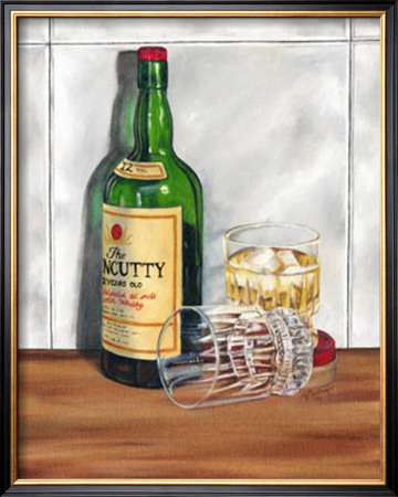 Scotch On The Rocks I by Jennifer Goldberger Pricing Limited Edition Print image