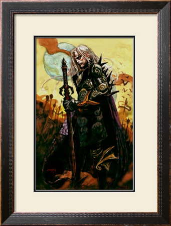 Elf With Black Sword by Dan Brereton Pricing Limited Edition Print image