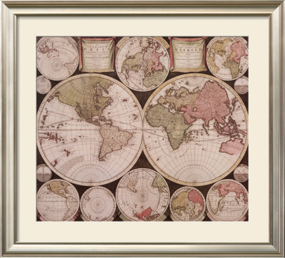 Atlas Major World Map by Dutch Pricing Limited Edition Print image