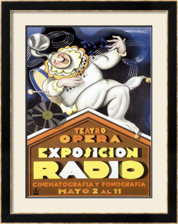 Expo Radio by Achille Luciano Mauzan Pricing Limited Edition Print image