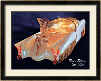 Fem Futura Car 2000 by David Perry Pricing Limited Edition Print image