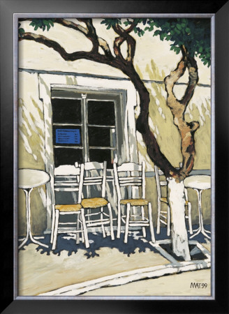 Greek Chairs Iv by Klaus Matern Pricing Limited Edition Print image