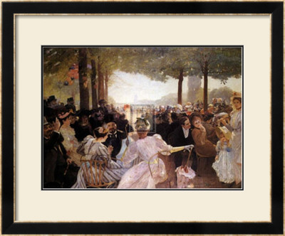 Avenue Du Bois De Boulogne by Albert Marie Dagnaux Pricing Limited Edition Print image