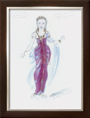 Designs For Cleopatra V by Oliver Messel Pricing Limited Edition Print image