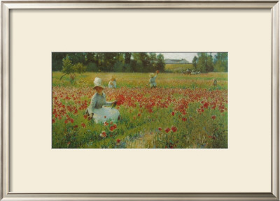 In Flanderns Field by Robert William Vonnoh Pricing Limited Edition Print image