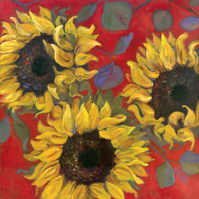 Sunflowers by Shari White Pricing Limited Edition Print image