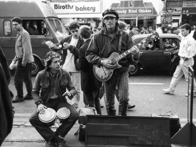 Camden Buskers - 1989 by Shirley Baker Pricing Limited Edition Print image