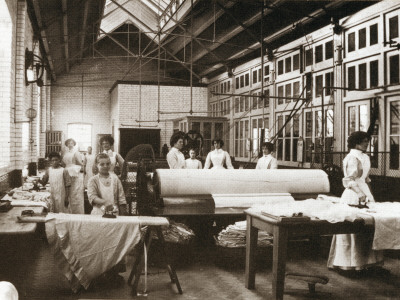 Laundry At Shirley Schools, Near Croydon, Surrey by Peter Higginbotham Pricing Limited Edition Print image