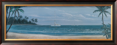 Moonlit Paradise I by Paul Geatches Pricing Limited Edition Print image