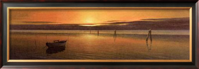 Lagoon At Sunset I by W. Galland Pricing Limited Edition Print image