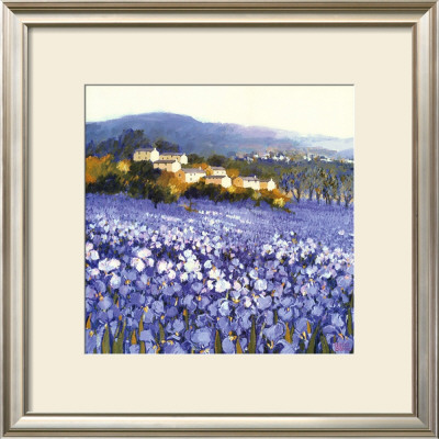 Champs D'iris, Provence by Hazel Barker Pricing Limited Edition Print image