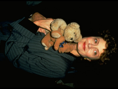 Actress Susan Sarandon Clutching Teddy Bears by Dave Allocca Pricing Limited Edition Print image