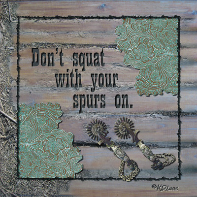 Don't Squat by Karen Lees Pricing Limited Edition Print image