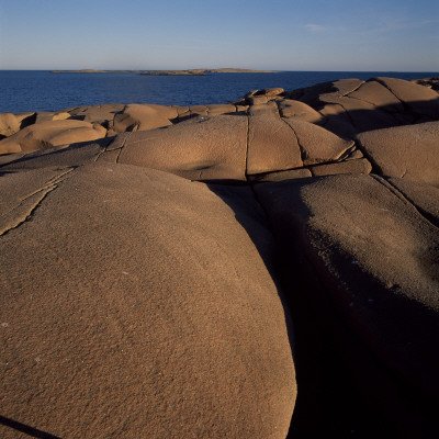 Cracked Rocks At A Coast by Ove Eriksson Pricing Limited Edition Print image