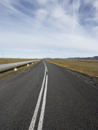 A Road In A Rural Area, Iceland by Atli Mar Pricing Limited Edition Print image