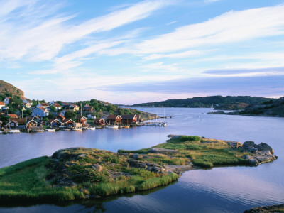 A Little Village By The Sea In Bohuslan, Sweden by Berndt-Joel Gunnarsson Pricing Limited Edition Print image