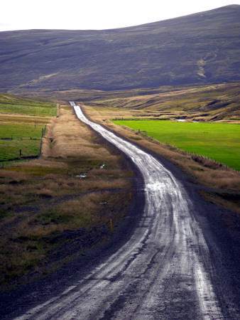 Meandering Road Leading To A Mountain by Johannes Long Pricing Limited Edition Print image