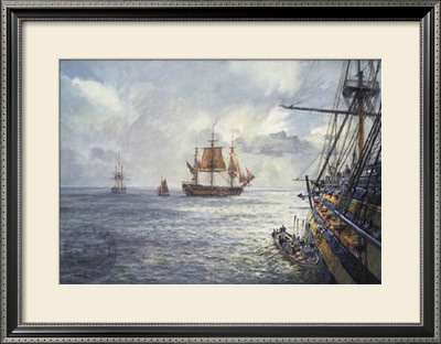Hms Duke William by Geoff Hunt Pricing Limited Edition Print image