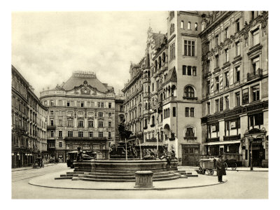 The New Market (Neuer Markt) In Vienna, At The Turn Of The Century by John Rae Pricing Limited Edition Print image