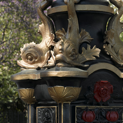 Lampost Detail, London by Richard Bryant Pricing Limited Edition Print image