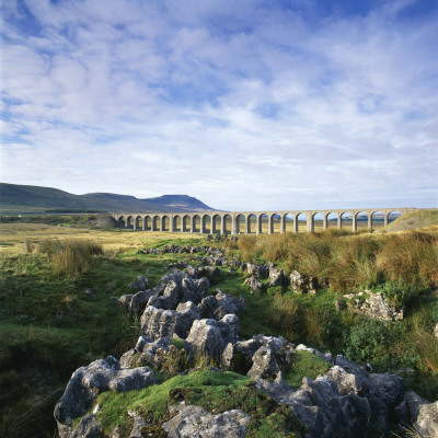 Ribblehead Viaduct Yorkshire, England by Joe Cornish Pricing Limited Edition Print image