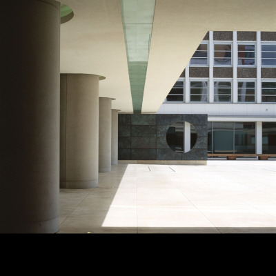 Olivers Yard Ec2, London, Courtyard Exterior By Entrance, Architect: Orms by James Balston Pricing Limited Edition Print image