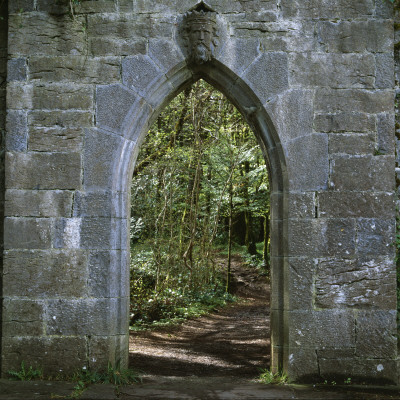 Gothic Archway - Long Abbey (Ruined) Co, Mayo, Republic Of Ireland by Joe Cornish Pricing Limited Edition Print image