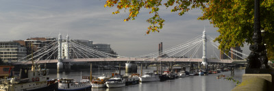 Albert Bridge, Battersea, London, Architect: Rowland Mason Ordish by Richard Bryant Pricing Limited Edition Print image