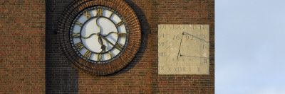 Clock Face, Chelsea Old Church, Kensington And Chelsea, London by Richard Bryant Pricing Limited Edition Print image