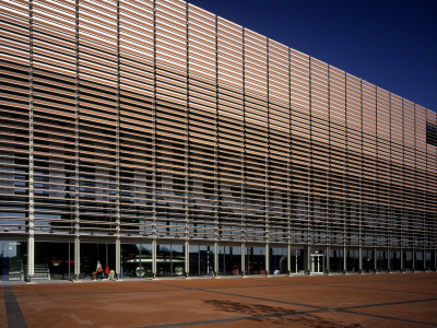 Millennium Point, Digbeth Birmingham, Entrance With Signage, Archit: Nicholas Grimshaw And Partners by Charlotte Wood Pricing Limited Edition Print image
