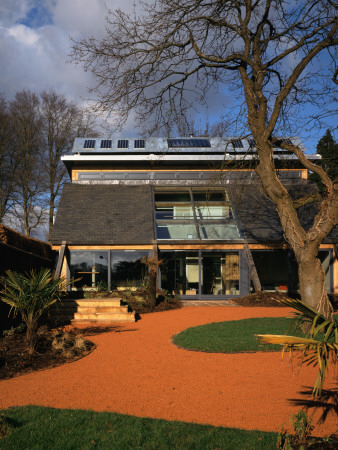 House For The Future, Cardiff, Wales, South Front Entrance, Architect: Jestico And Whiles by Charlotte Wood Pricing Limited Edition Print image