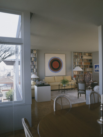 Heil Residence, San Francisco, California, 1941, Looking From Dining Area Towards Living Room by Alan Weintraub Pricing Limited Edition Print image