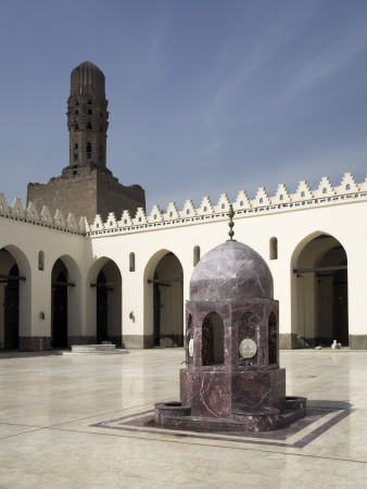 Mosque, Cairo, Courtyard by David Clapp Pricing Limited Edition Print image